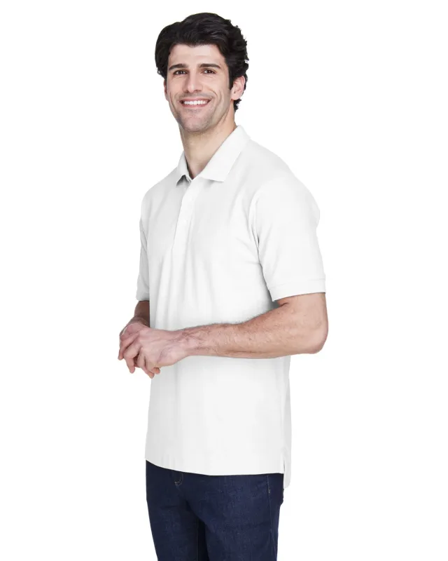Devon & Jones Men's Pima Piqué Short-Sleeve Polo — view 6