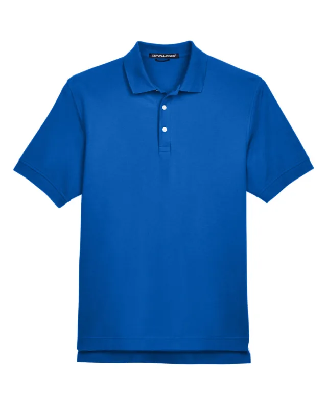 Devon & Jones Men's Pima Piqué Short-Sleeve Polo — view 66
