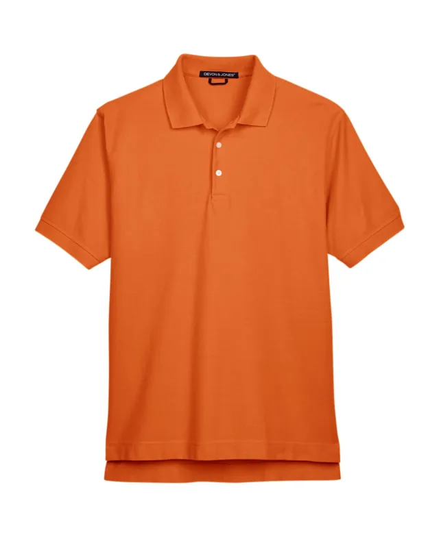 Devon & Jones Men's Pima Piqué Short-Sleeve Polo — view 73