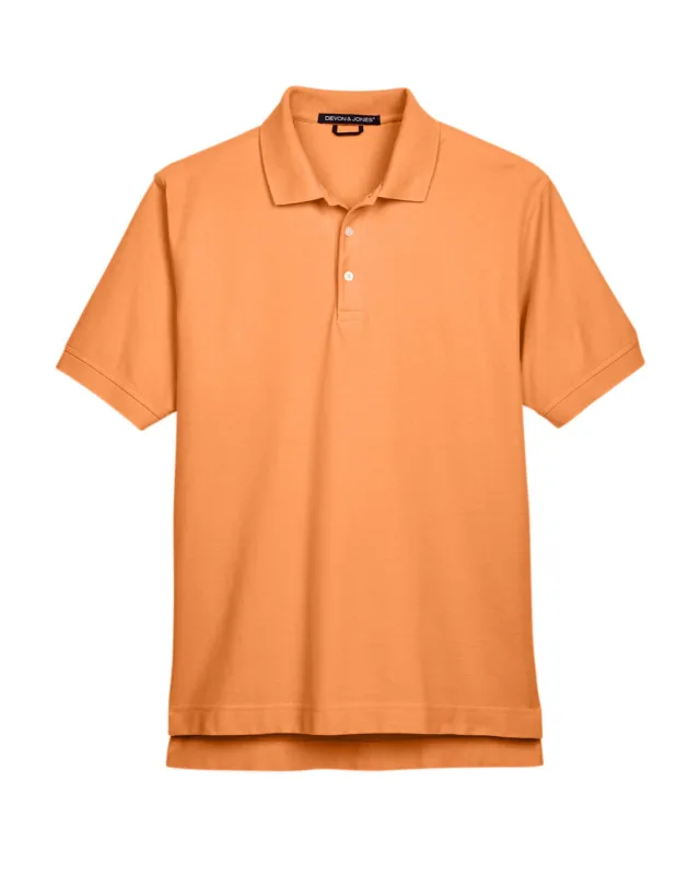 Devon & Jones Men's Pima Piqué Short-Sleeve Polo — view 87
