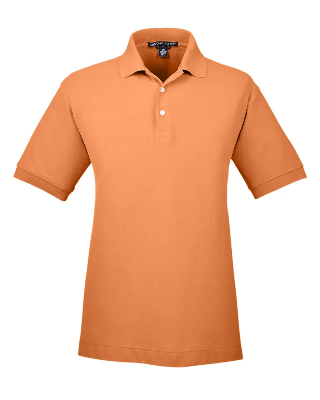Devon & Jones Men's Pima Piqué Short-Sleeve Polo — view 89