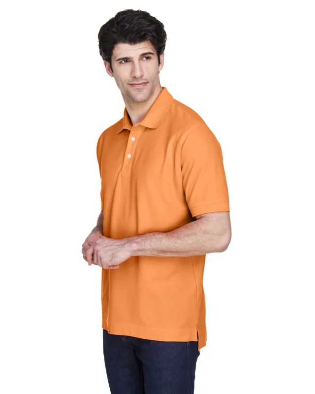 Devon & Jones Men's Pima Piqué Short-Sleeve Polo — view 90