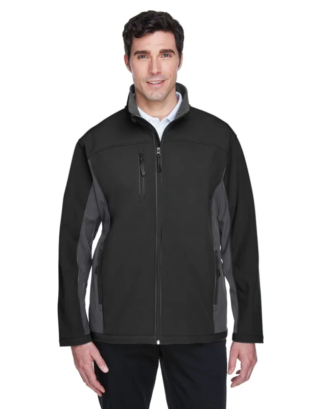 Devon & Jones Men's Soft Shell Colorblock Jacket — view 11