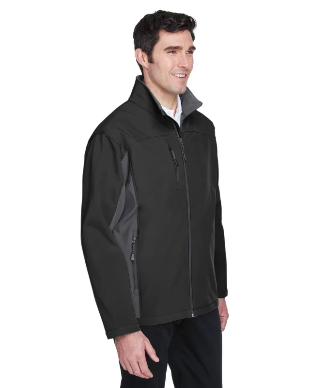 Devon & Jones Men's Soft Shell Colorblock Jacket — view 13