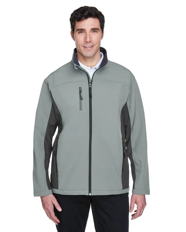 Devon & Jones Men's Soft Shell Colorblock Jacket — view 4