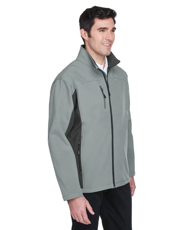 Devon & Jones Men's Soft Shell Colorblock Jacket — view 6