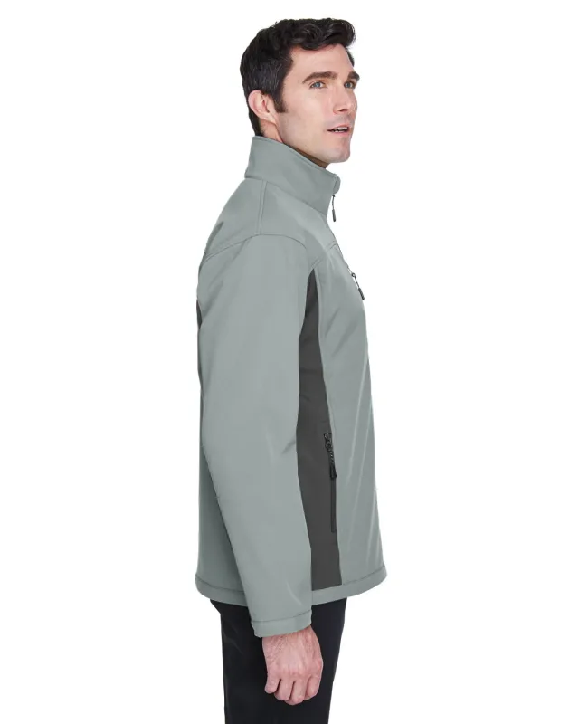 Devon & Jones Men's Soft Shell Colorblock Jacket — view 7