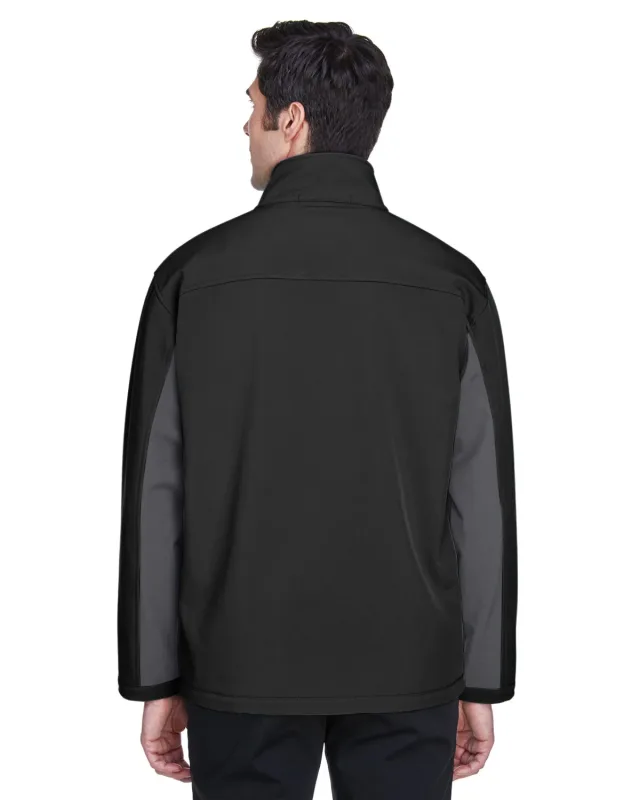 Devon & Jones Men's Soft Shell Colorblock Jacket — view 8