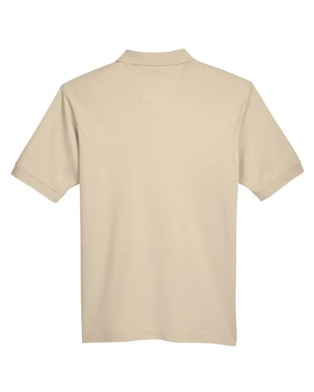 Devon & Jones Men's Solid Perfect Pima Interlock Polo — view 2