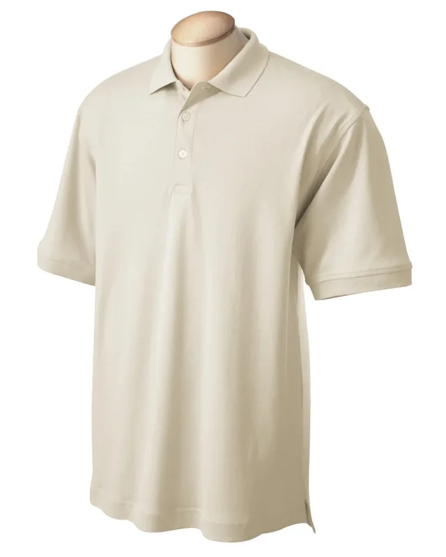 Devon & Jones Men's Solid Perfect Pima Interlock Polo — view 5