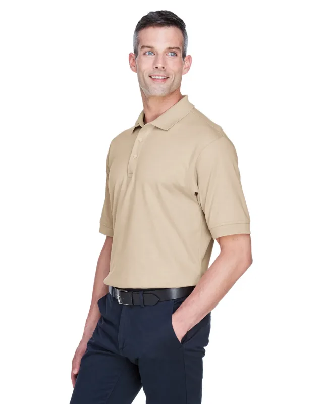 Devon & Jones Men's Solid Perfect Pima Interlock Polo — view 6