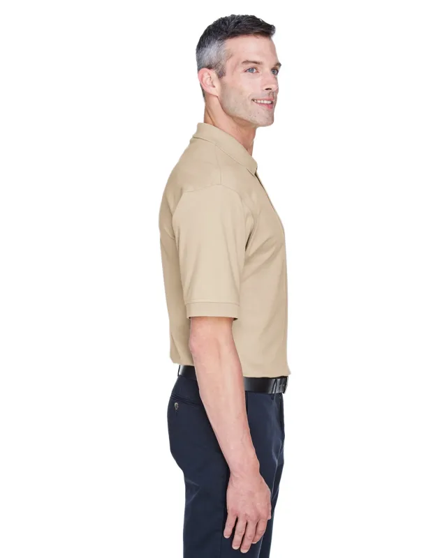 Devon & Jones Men's Solid Perfect Pima Interlock Polo — view 7