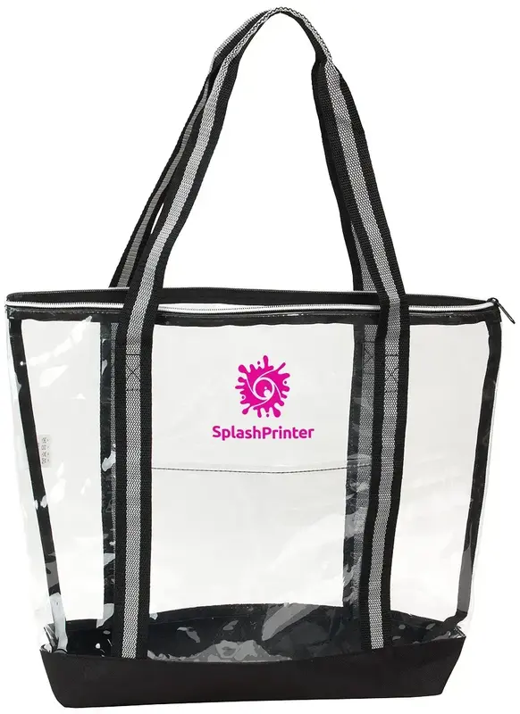 Custom Branded Clear TPU Zippered Tote