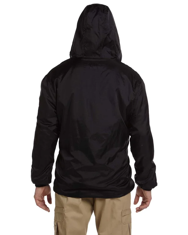 Dickies Men's Fleece-Lined Hooded Nylon Jacket