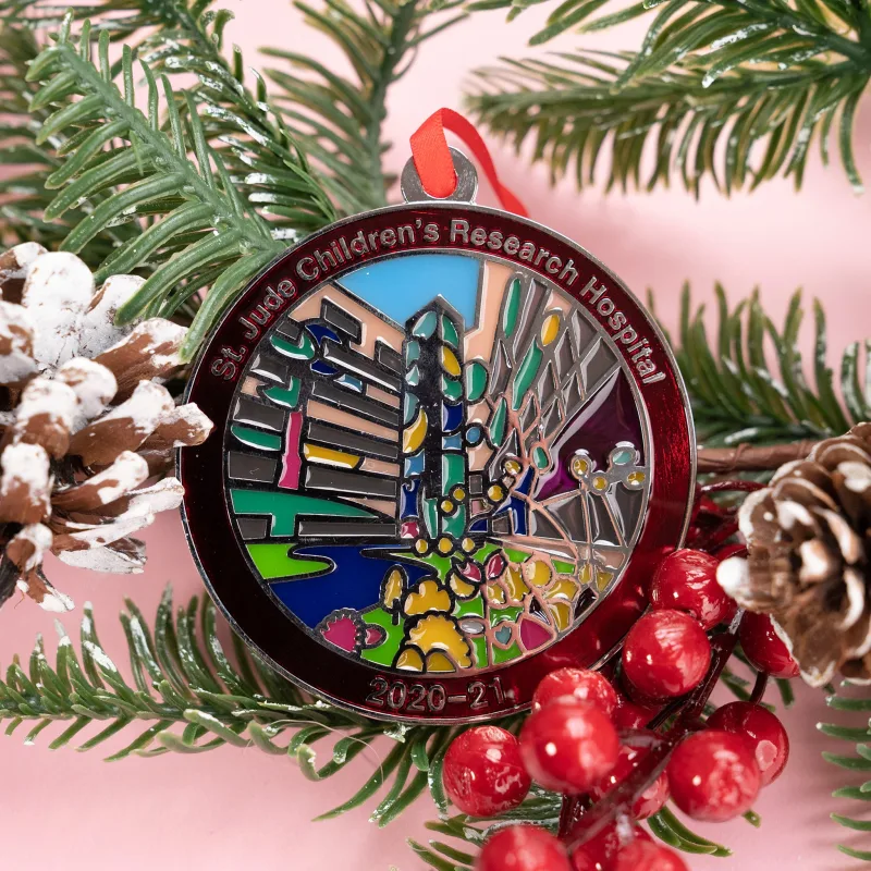 Die Struck Ornaments: 2" W x 2" H — view 7