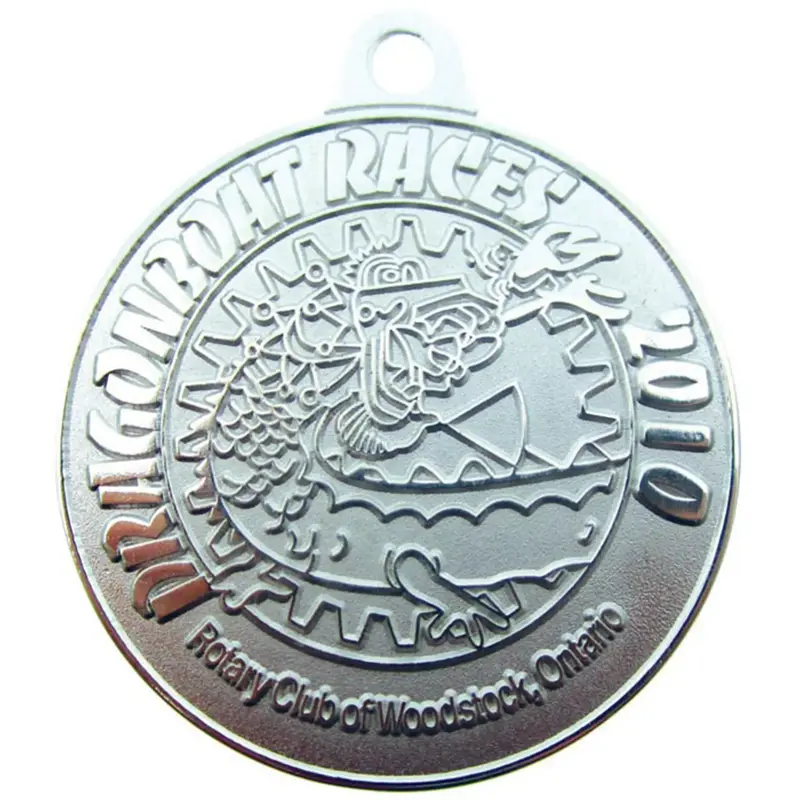 Diestruck Sandblasted Medals: 1 1/4" DIA