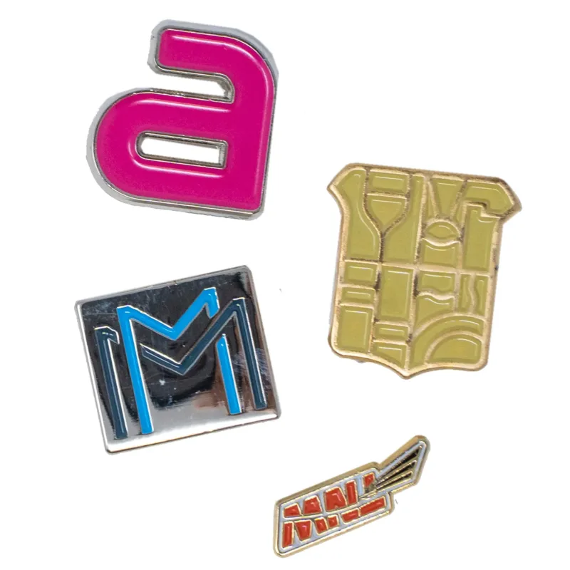 Diestruck Soft Enamel Lapel Pins: 1/2" W x 1/2" H — view 4