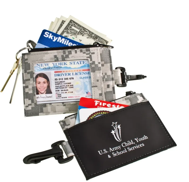 Personalized Digi-Camo ID Clip — view 2