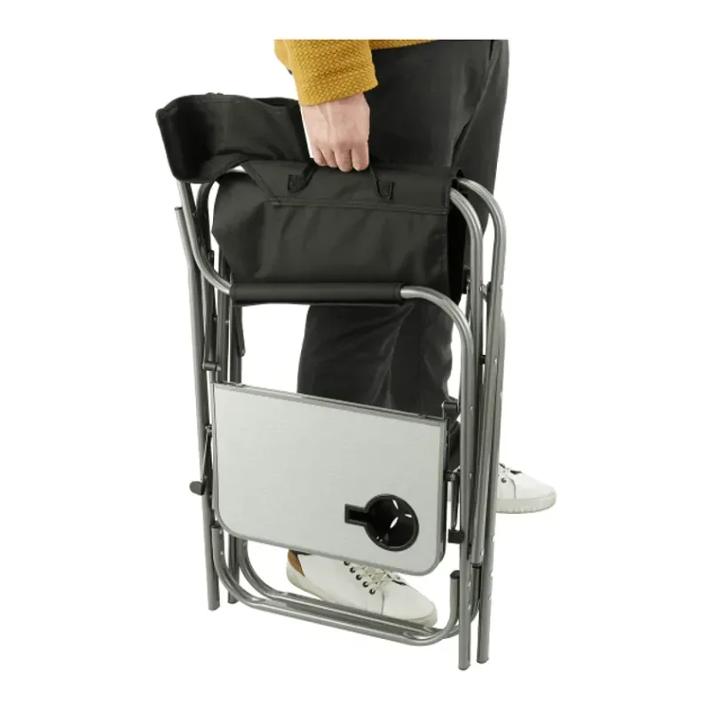 Custom Branded Director's Chair with Side Table - 300lb Capacity — view 2