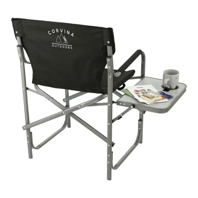 Custom Branded Director's Chair with Side Table - 300lb Capacity — view 6