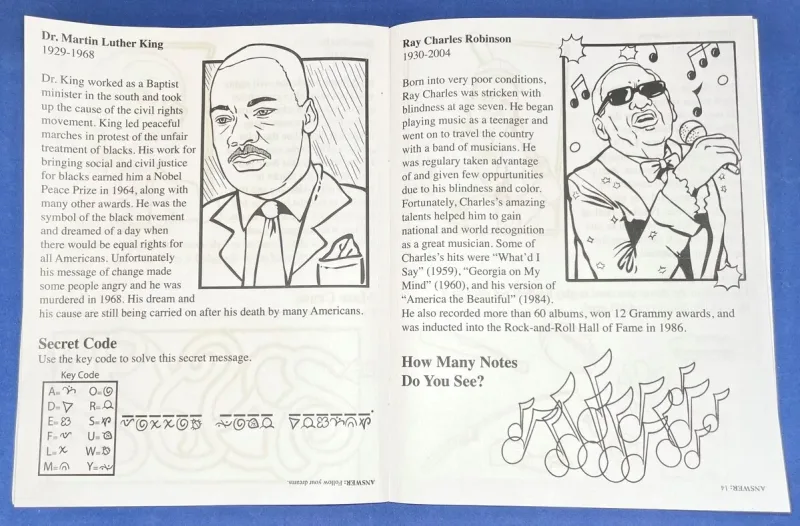 Discovering African American History Coloring Book — view 1