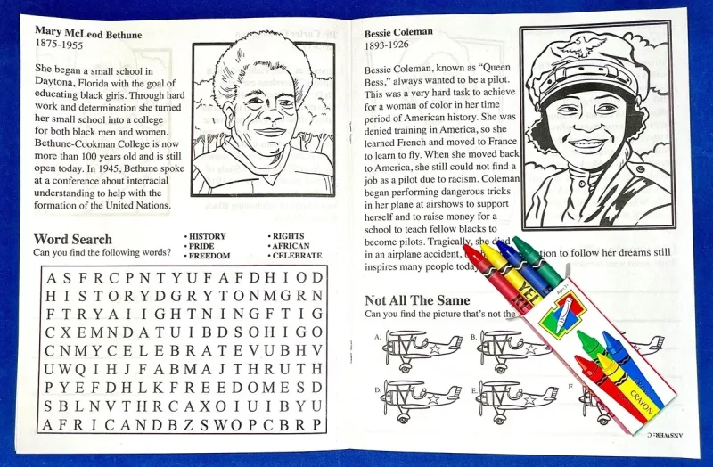 Discovering African American History Coloring Book — view 3