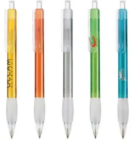 Diva Translucent Branded Pen - Comfort Grip for Easy Use (Max 60 chars)