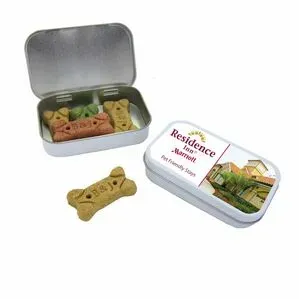 Promotional Dog Bone Treat Tin - Small