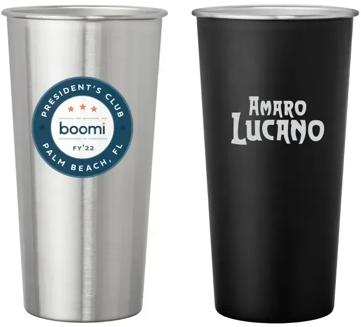 Custom Stainless Steel Pint Glass - 20 oz.