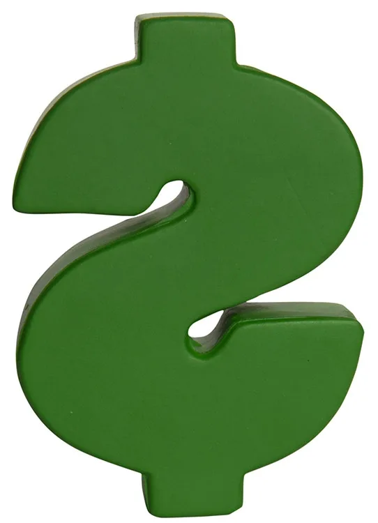 Customized Dollar Sign Stress Reliever — view 3