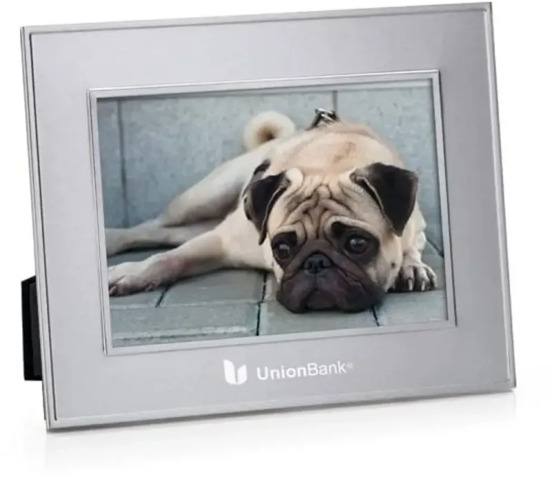 Customized Silver Metal Photo Frame — view 2