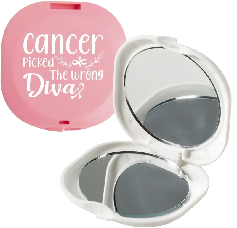 Custom Double Diva™ Compact Mirror with Logo