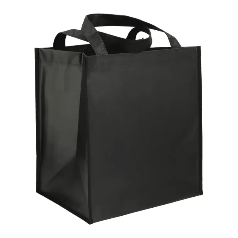 Custom Wipeable Grocery Tote with Bottom Board Support — view 3