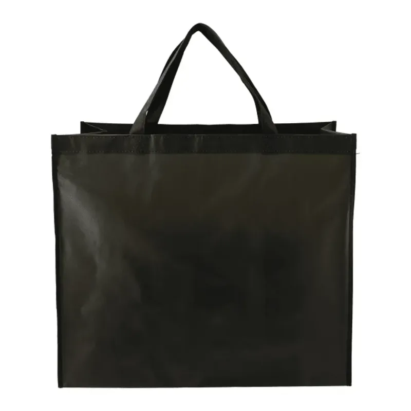 Custom Jumbo Laminated Tote with Plastic Bottom Board — view 4
