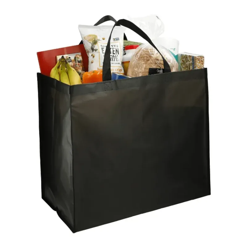 Custom Jumbo Laminated Tote with Plastic Bottom Board — view 5