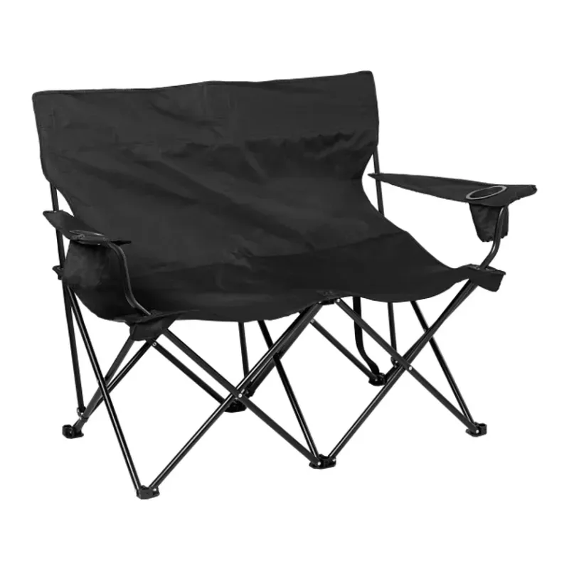 Custom Double Seater Folding Chair with Pouch — view 2