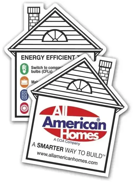 Custom Printed Double Sided House Magnet