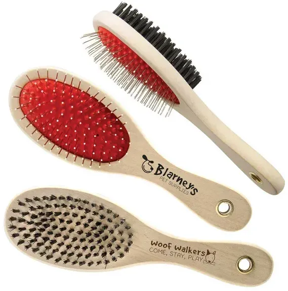 Imprinted Double Sided Pet Brush