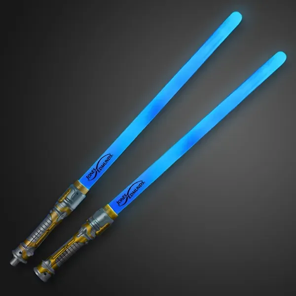 Double Sided Swords Sabers with Blue LEDs & Sounds — view 4