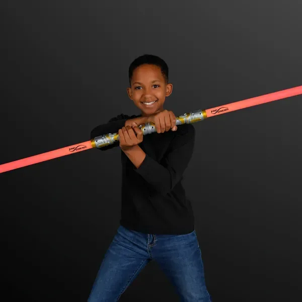 Double Sided Swords Sabers with Red LEDs and Sounds — view 2