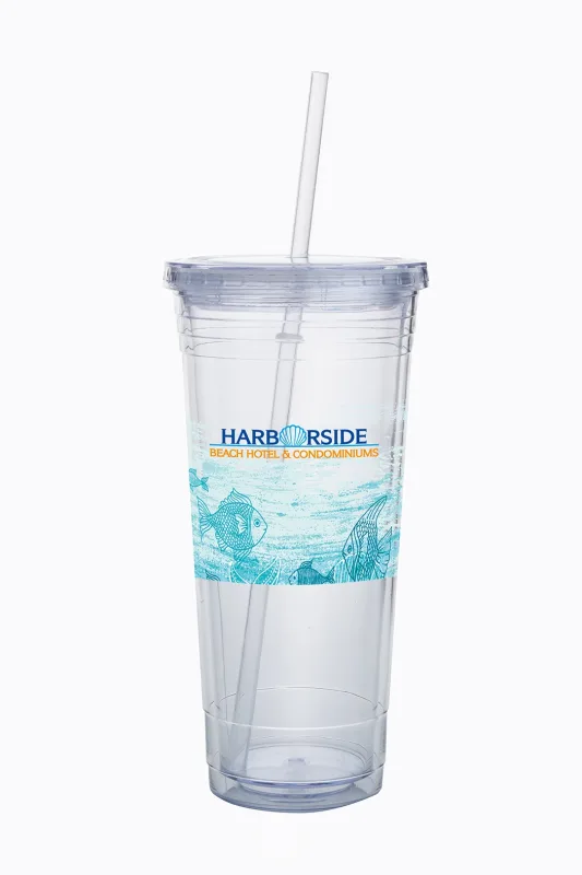 Custom Double Wall Acrylic Tumbler - 24 oz. — view 3