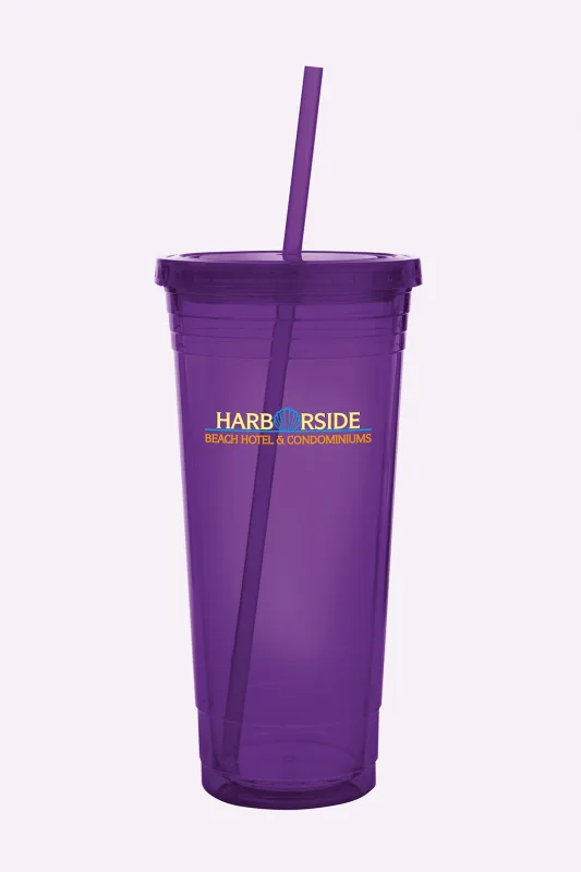Custom Double Wall Acrylic Tumbler - 24 oz. — view 5