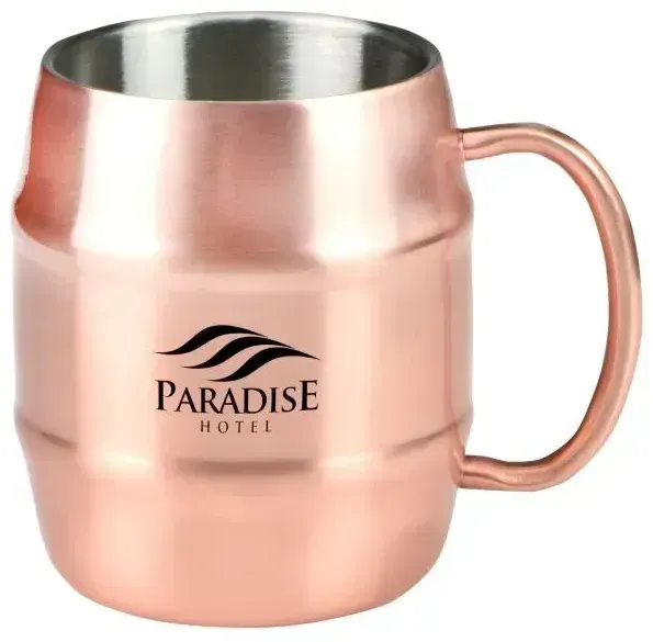 Double Wall Barrel Mug (15oz.)