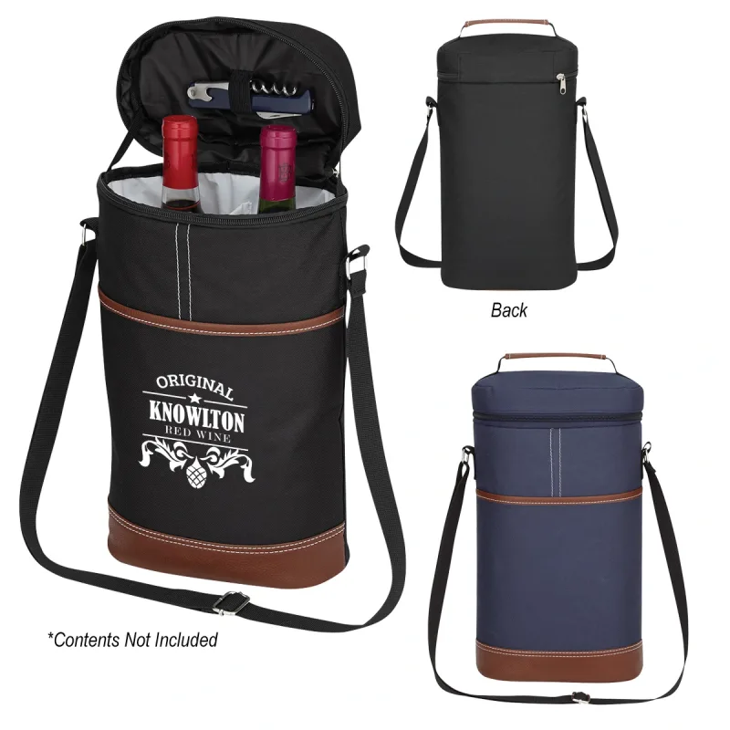 Logo Double Wine Cooler Bag — view 6