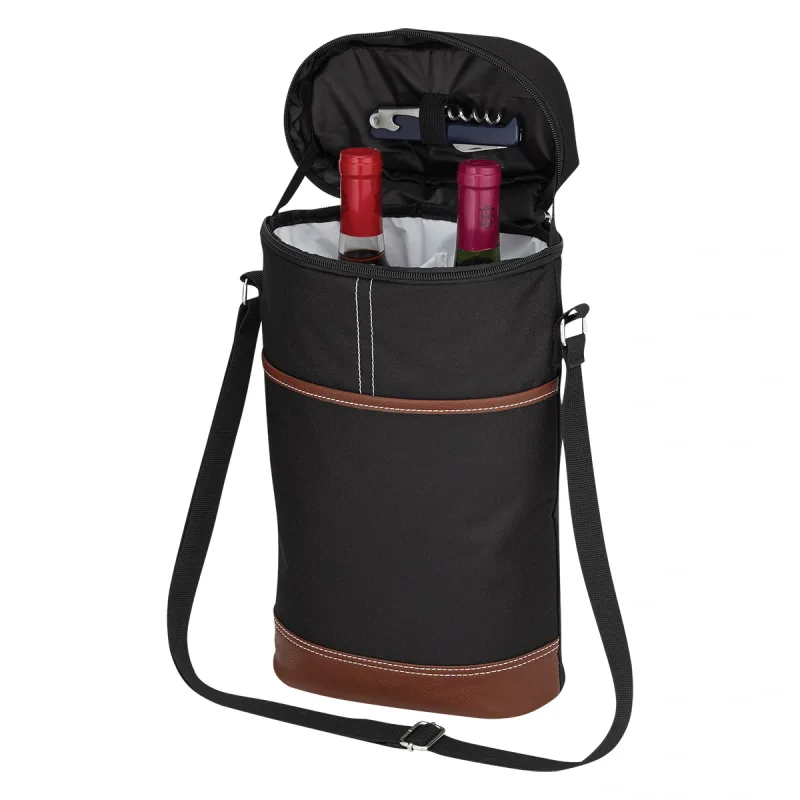 Logo Double Wine Cooler Bag — view 8