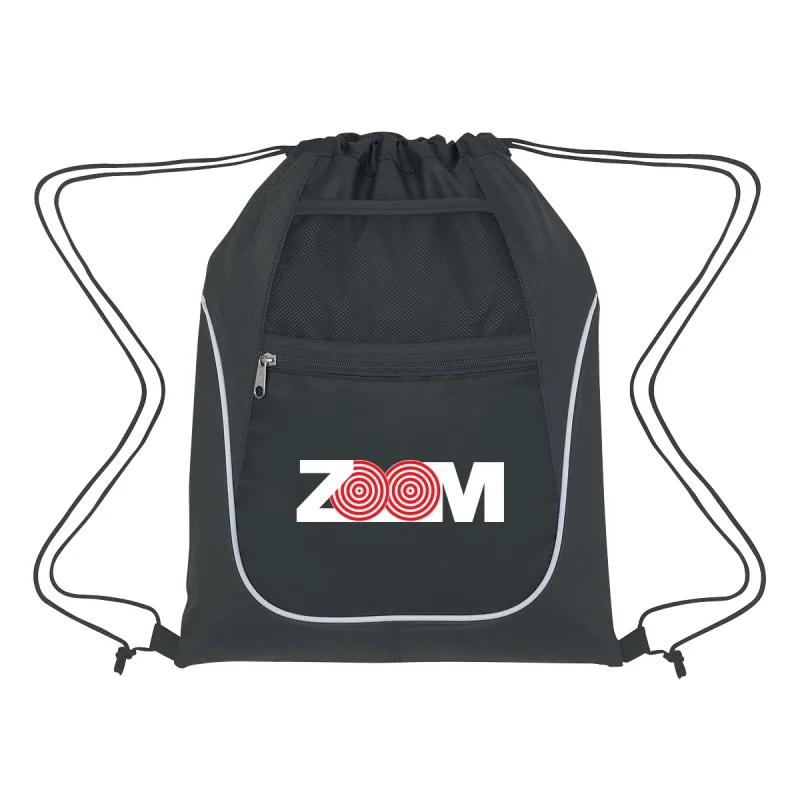 Drawstring Sports Pack w/ Dual Pockets — view 3