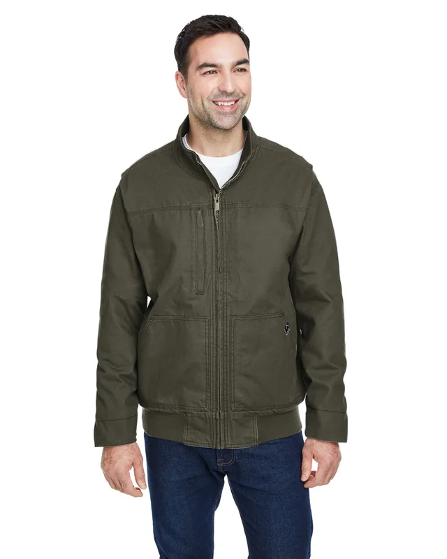 Dri Duck Men's Force Canvas Bomber Jacket