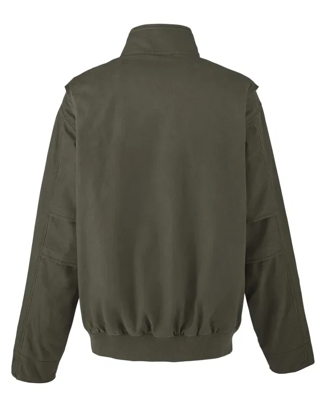 Dri Duck Men's Force Canvas Bomber Jacket — view 2