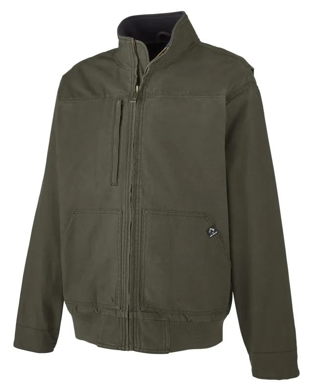 Dri Duck Men's Force Canvas Bomber Jacket — view 3