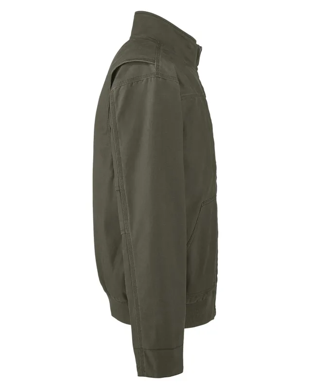 Dri Duck Men's Force Canvas Bomber Jacket — view 4